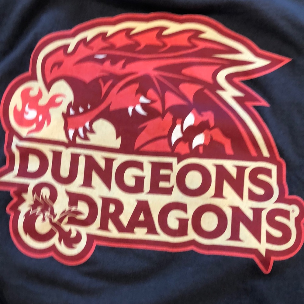Dungeons & Dragons T Shirt. Long sleeve  Med
